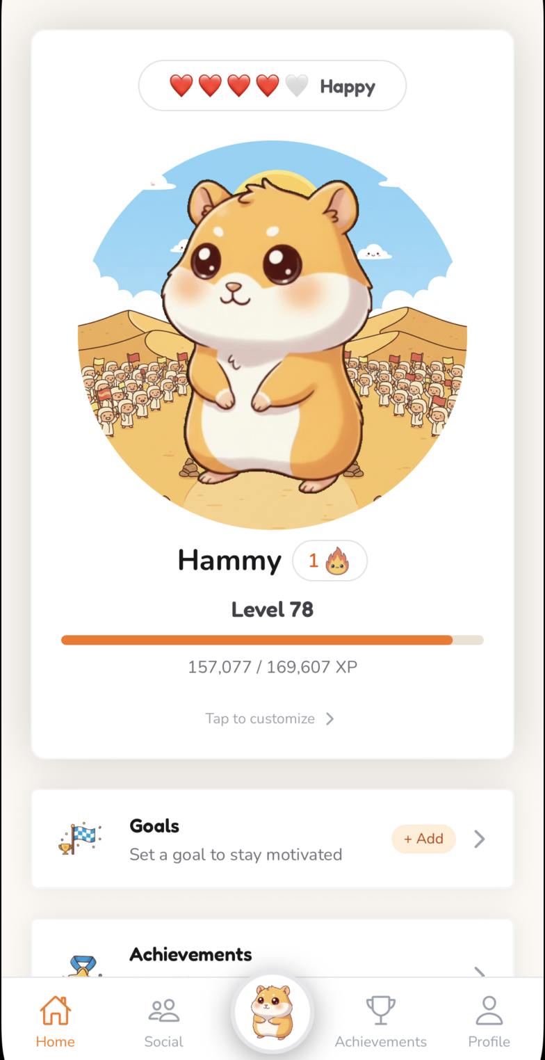 Run Hammy Run app screenshot